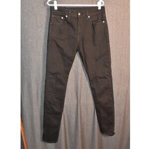 Levi's Men's 32x36 512 Black Slim Taper Fit Denim Jeans